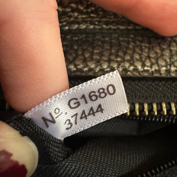 Coach Swagger Gunmetal Pebbled Leather Bag - Picture 11 of 11